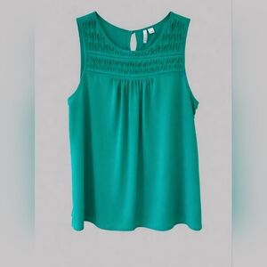 Elle Turquoise Sleeveless Top